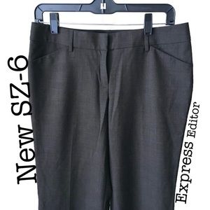 New Express editor women career dress pant size 6…